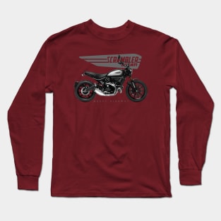 Ducati Scrambler Icon Dark 20 black, sl Long Sleeve T-Shirt